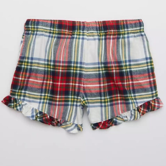 Aerie Flannel Pajama Boxer Shorts Size Small NWT - Picture 5 of 11